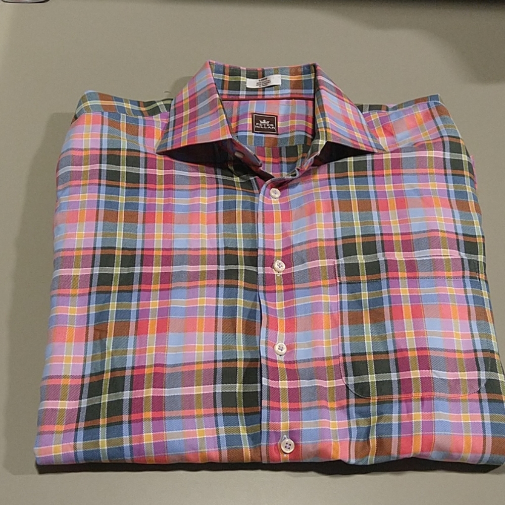 Peter Millar size L 100% cotton long sleeve